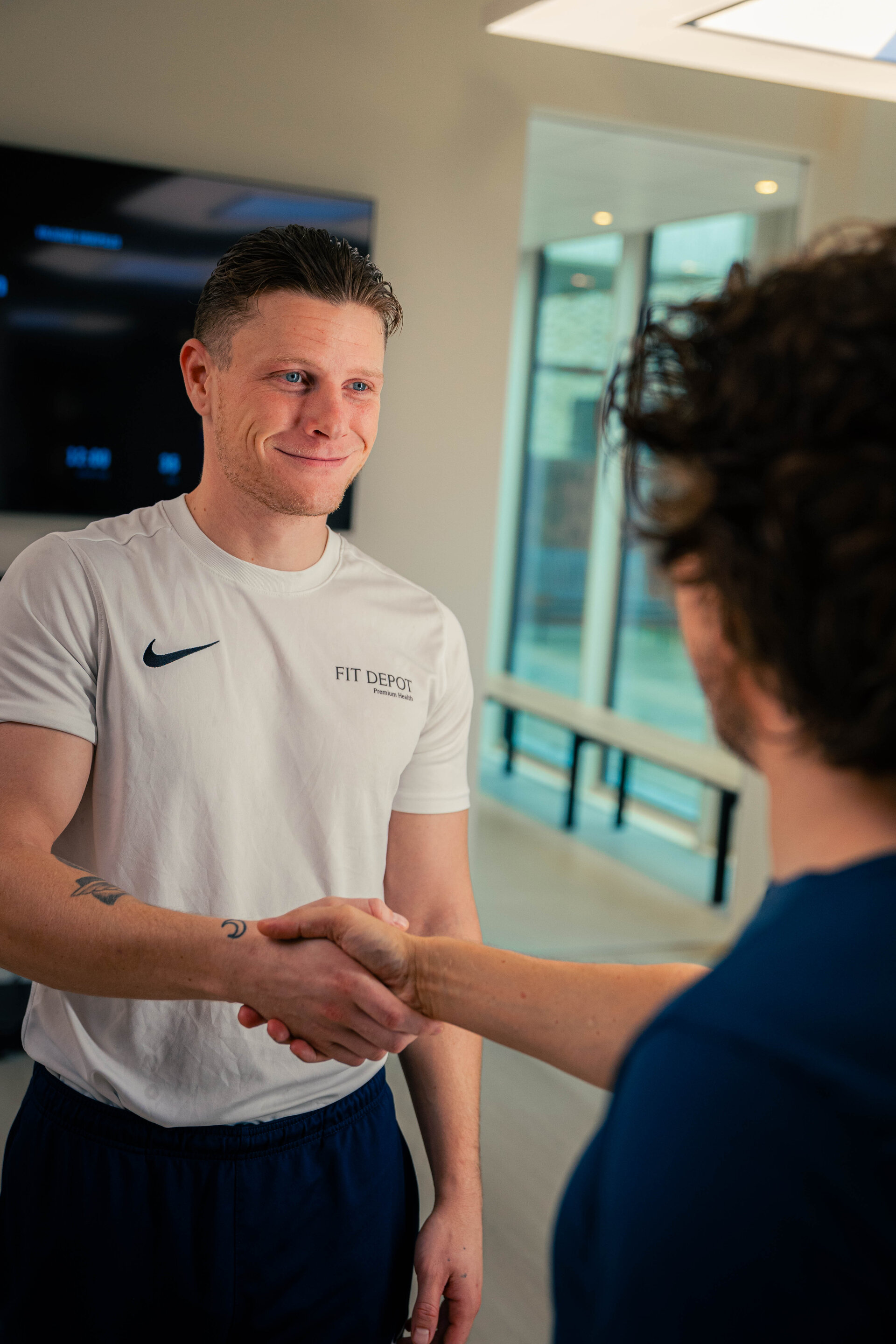 Binnenkomst bij Fit Depot